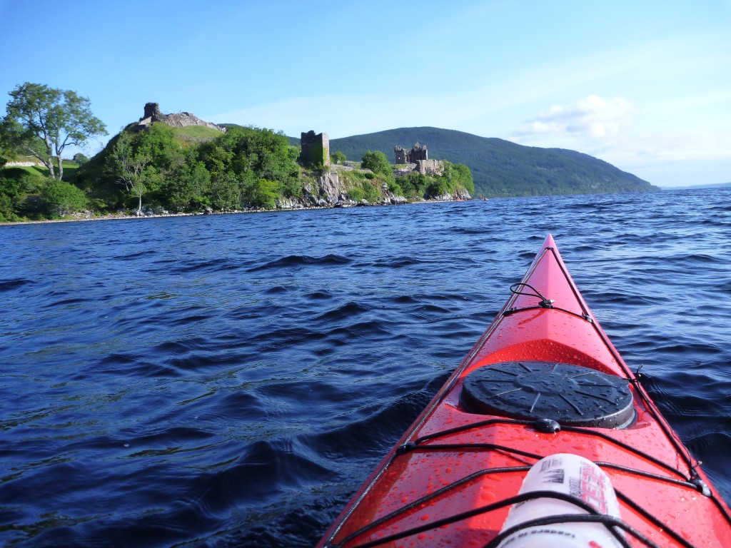 Approaching castle Urquhart